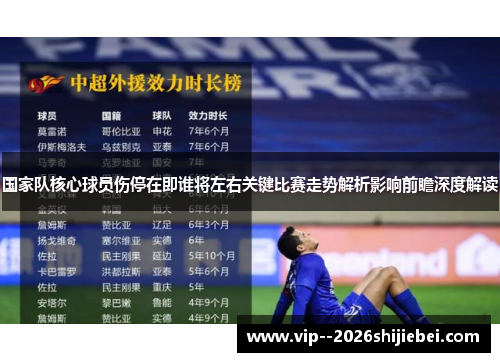 国家队核心球员伤停在即谁将左右关键比赛走势解析影响前瞻深度解读